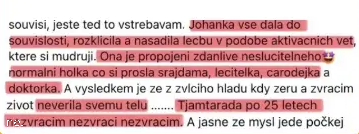 Reference - Johanka vše dala do souvislostí